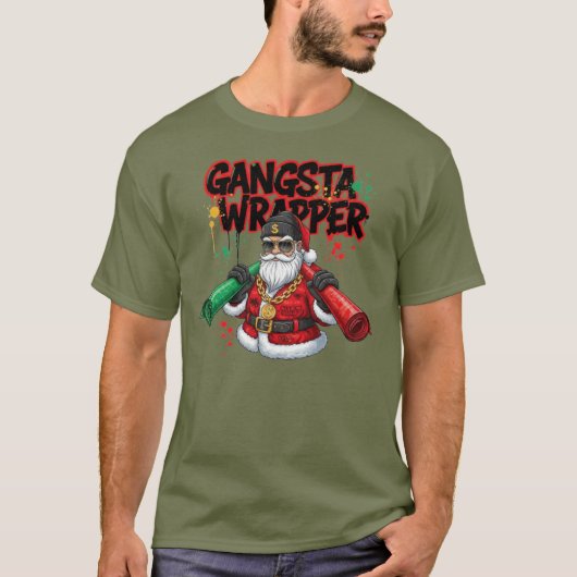 Gangsta Wrapper T-shirt (Voorkant)
