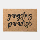 Gangsta's Paradise Grappige Welkom Mat Deurmat (Voorkant)