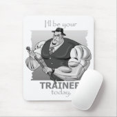 Gangsta's persoonlijke trainer Mousepad Muismat (Met muis)