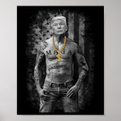 Gangster Anti Liberal Pro Trump Republikeinse Prem Poster (Voorkant)