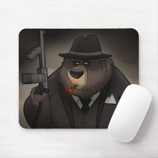 Gangster Beer Mousepad Muismat (Met muis)