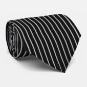 Gangster Black Necktie Stropdas (Opgerold)