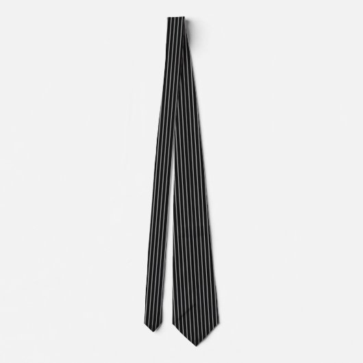 Gangster Black Necktie Stropdas (Achterkant)