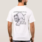 Gangster Blue Pits T-shirt (Achterkant)