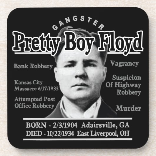 Gangster  Boy Floyd Onderzetter (Voorkant)