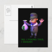 Gangster Briefkaart (Voorkant / Achterkant)