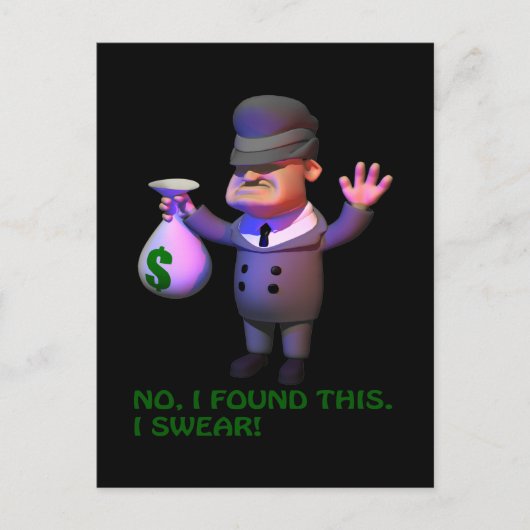 Gangster Briefkaart (Voorkant)