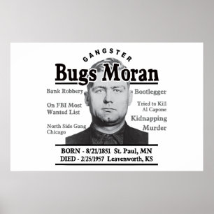 Gangster Bugs Moran Poster