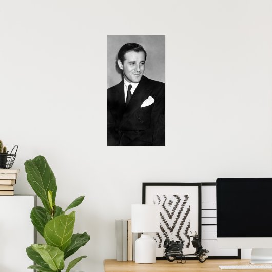 GANGSTER BUGSY SIEGEL POSTER (Thuiskantoor)