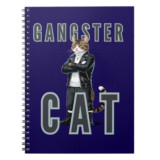 Gangster Cat Bad Boy Notitieboek (Voorkant)