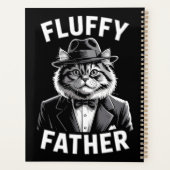 Gangster Cat Fluffy Father Planner (Achterkant)