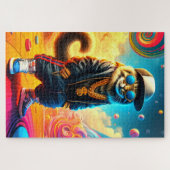 Gangster Cat Legpuzzel (Horizontaal)