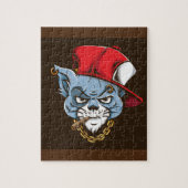 Gangster Cat Legpuzzel (Verticaal)