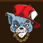 Gangster Cat Legpuzzel