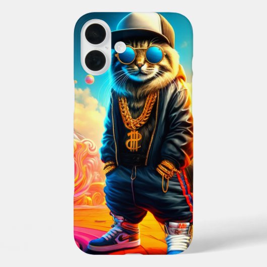 Gangster Cat Phone Case (Achterkant)