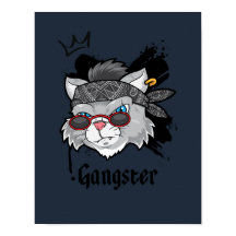 Gangster Cat Street Portret