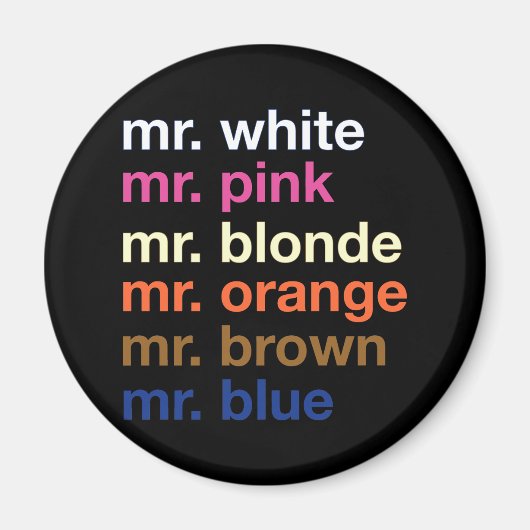 Gangster Colors Magneet (Voorkant)