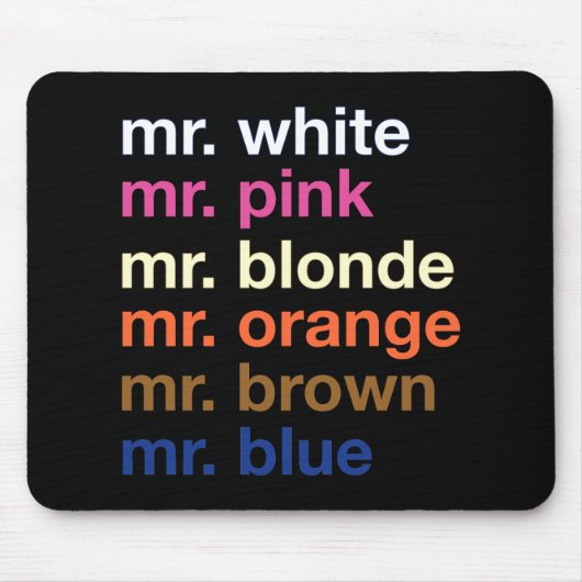 Gangster Colors Muismat (Voorkant)