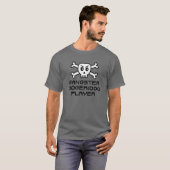 Gangster Didgeridoo Player T-shirt (Voorkant volledig)