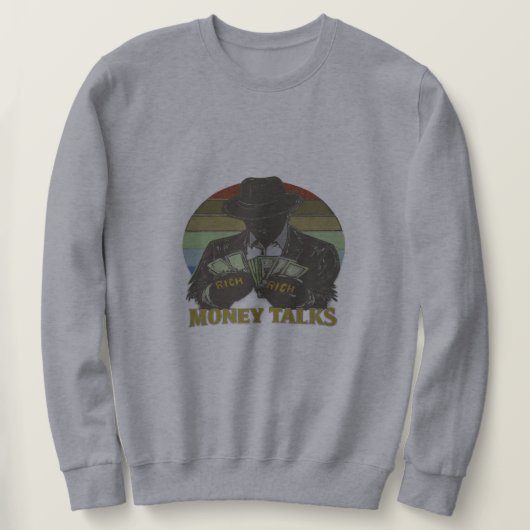 Gangster die contant geld telt trui (Design voorkant)
