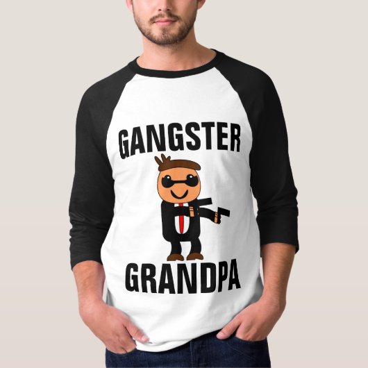 GANGSTER GRANDPA, Funny T - shirts T-Shirts (Voorkant)