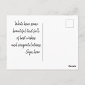 Gangster- Happy Birthday grappig, aanpasbaar Briefkaart (Achterkant)