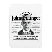 Gangster John Dillinger Magneet (Verticaal)