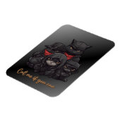 Gangster kat foto magneet | Kat me als je kunt (Linkerzijde)