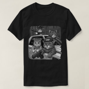 Gangster Kat Street Art Design – Grappige Urbane K T-shirt