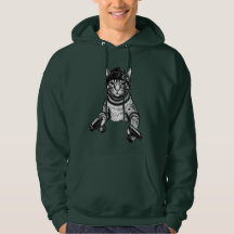 Gangster Kat Tattoo Kunst | Cool Streetwear Kitty
