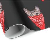Gangster kattenkat cadeaupapier (Rol Hoek)