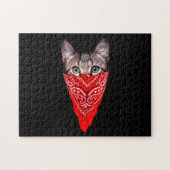 Gangster kattenkat legpuzzel (Horizontaal)