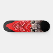 Gangster kattenkat persoonlijk skateboard (Horizontaal)
