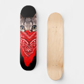 Gangster kattenkat persoonlijk skateboard (Voorkant)