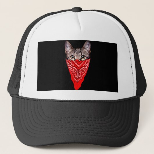 Gangster kattenkat trucker pet (Voorkant)