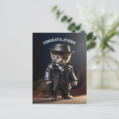 Gangster Kitten Briefkaart (Staand voorkant)