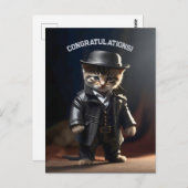 Gangster Kitten Briefkaart (Voorkant / Achterkant)