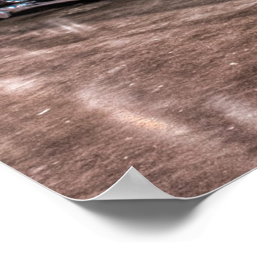 Gangster Led Sled in HDR. Poster (Hoek)