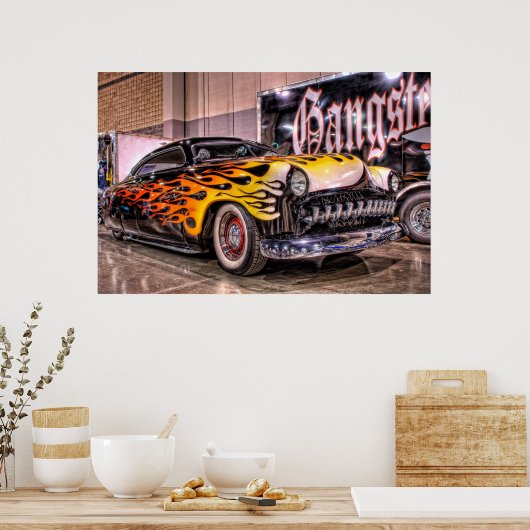 Gangster Led Sled in HDR. Poster (Keuken)