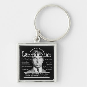 Gangster Lucky Luciano Sleutelhanger