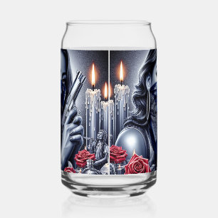 Gangster Meisje Hip Hop chicano kunst Design Blikvorm Glas