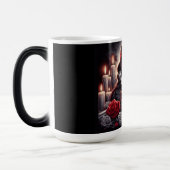 Gangster Meisje Hip Hop chicano kunst grafisch Magische Mok (Links)