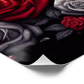 Gangster Meisje Hip Hop chicano kunst grafisch Perfect Poster (Hoek)