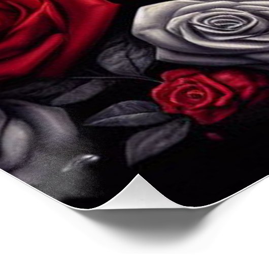 Gangster Meisje Hip Hop chicano kunst grafisch Perfect Poster (Hoek)