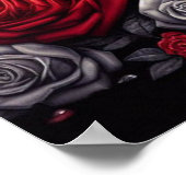 Gangster Meisje Hip Hop chicano kunst grafisch Poster (Hoek)