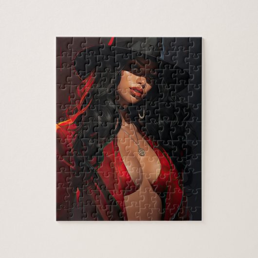 Gangster meisjes legpuzzel (Verticaal)