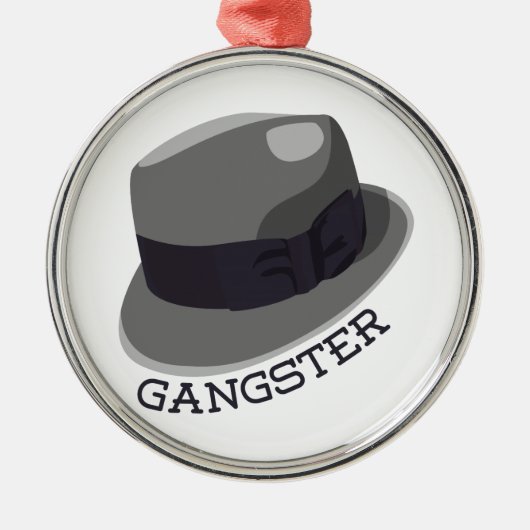 Gangster Metalen Ornament (Voorkant)