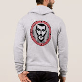 Gangster mit Narbe Design Hoodie (Achterkant)