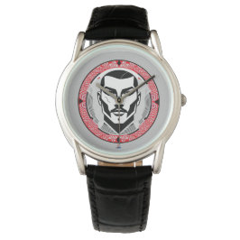 Gangster mit Narbe Design Horloge