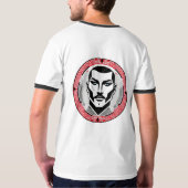 Gangster mit Narbe Design T-shirt (Achterkant)